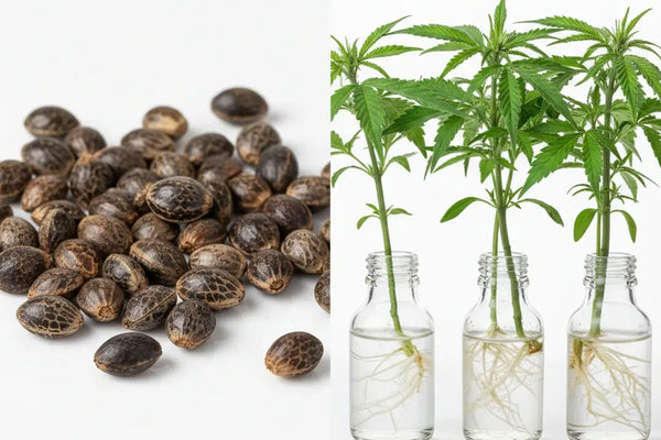 Hanfsamen vs. Hanfstecklinge 2026 – Der ultimative Vergleich für deinen Grow