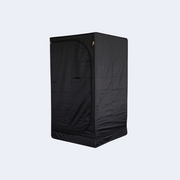 Mammoth | Kompaktes Growzelt Lite+ 100 für kontrollierte Pflanzenzucht, schwarzes Zelt.