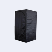 Mammoth Growzelt Lite+ 90, kompaktes schwarzes Growzelt für effizientes Indoor-Gardening.