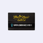 Super Lemon Haze x RS11 Feminisierte Samen von Green House Seeds Verpackung